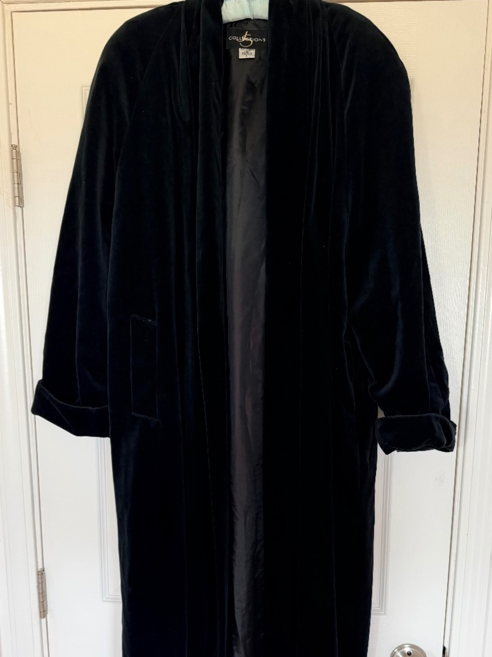 Long Velvet-like Duster/Coat